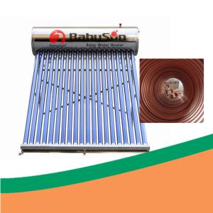 Quality Stainless ISO Solar Hot Water Preheat System 240L Heat Pipe Solar Collector wholesale