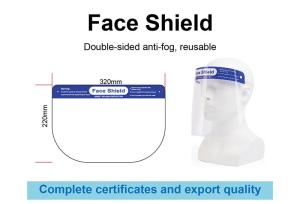 Quality Adult Children CE FDA Transparent Plastic Face Shield wholesale
