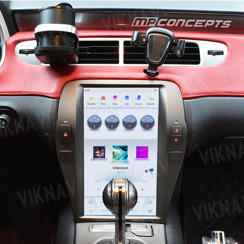 Multimedia 2 DIN Android Car Head Unit For Chevron Camaro 2010 - 2015