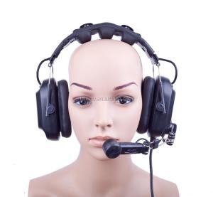 Quality TELIKOU HD-202 XLR 5 Pin Male Single-ear Full-Duplex Wired Intercom Headset Dynamic Micrphone System Anti-Noise Headset wholesale