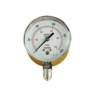 Quality 63MM 50mm Low Pressure Gauge 0-15 Psi 20 Psi Capsule Meter Accuracy Class2.5 wholesale