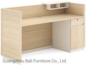 Quality Big Size Office Reception Desks Melamine Faced Board ISO9001 wholesale