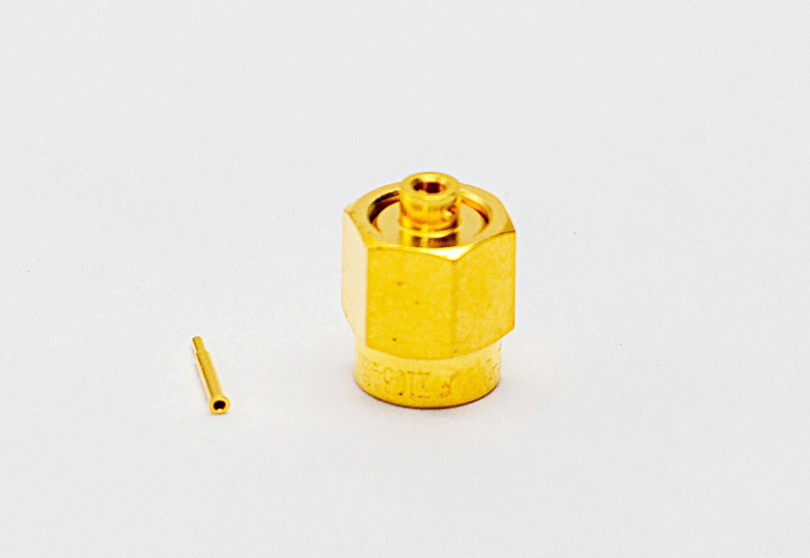 SSMA Male RF Coaxial Connectors for 1# Semi Rigid / Semi Flexible Cables