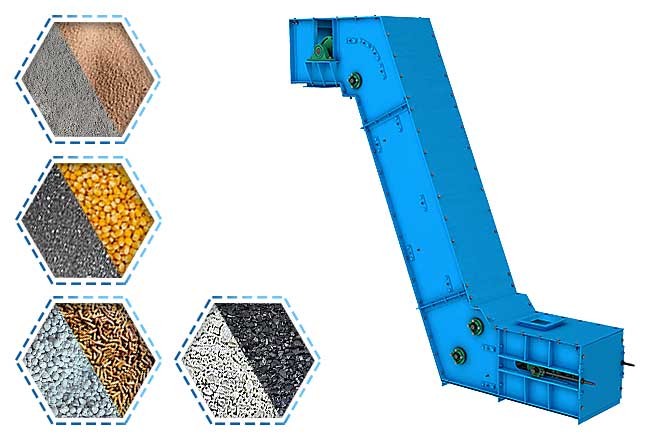 Carbon Steel Flat Idler Enclosed Side Wall Belt Conveyor 800mm Width