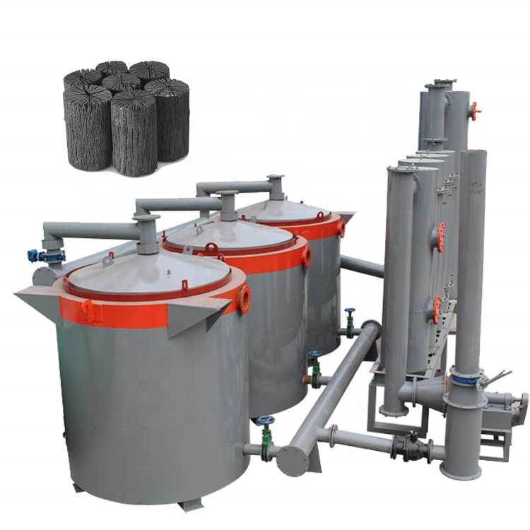 Bio Carbon Charring Furnace with Environmental Hot Air Flow and 8-9 Hours Cooling Time