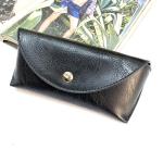2020 fashion eyewear bag black glasses pouch custom private logo pu leather soft