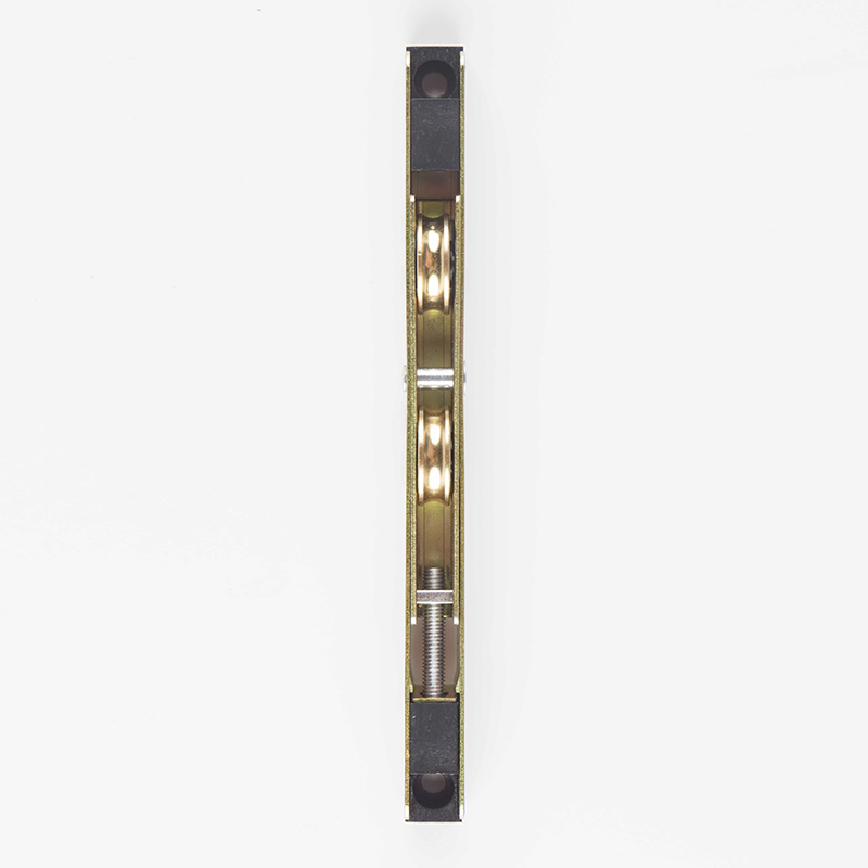 Modern Design 12mm UPVC Profile Sliding Gate Door Roller with Double Brass Pulleys
