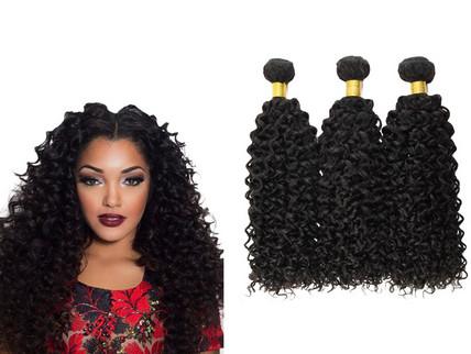 Soft Smooth Brazilian Curly Human Hair Extensions Double Wefted Human Hair