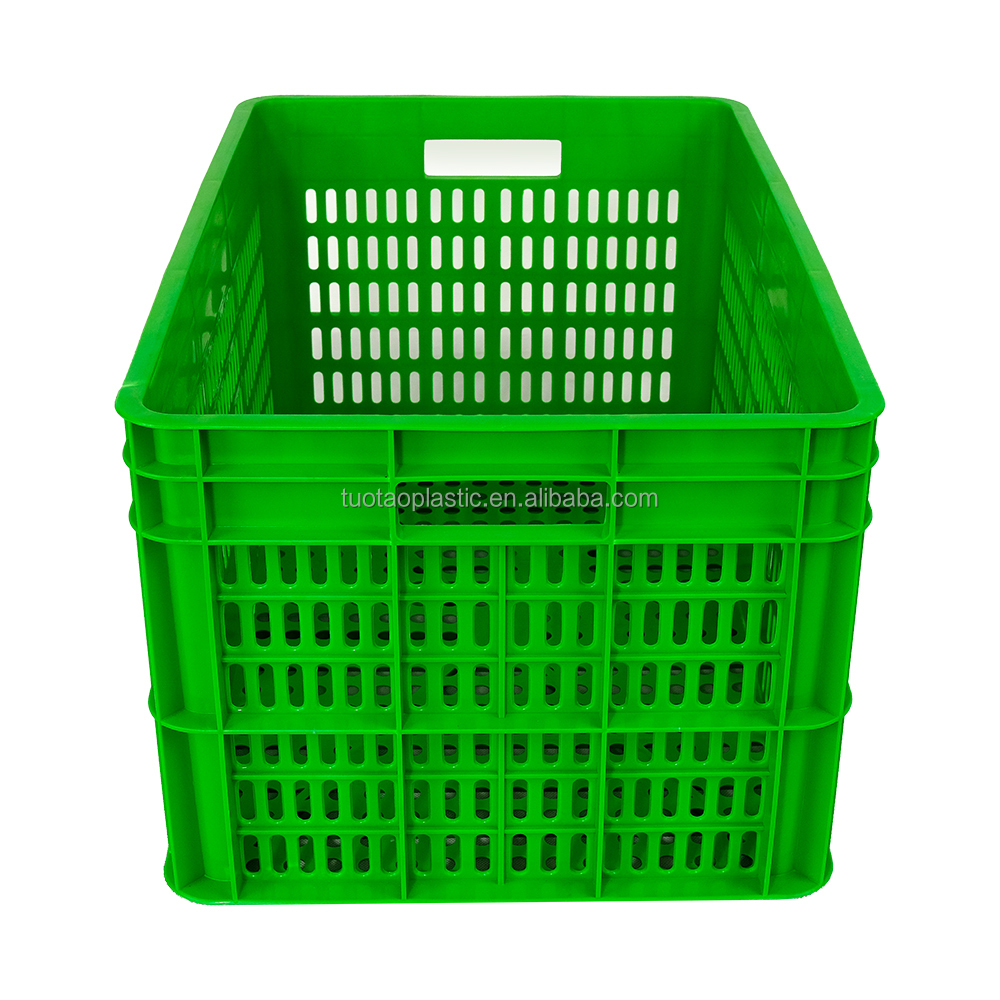 HDPE Reusable Plastic Vegetable Fruit Packaging Box for Grapes Custom Food Container