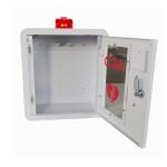 Universal Indoor White Metal Alarmed AED Defibrillator Wall Cabinet