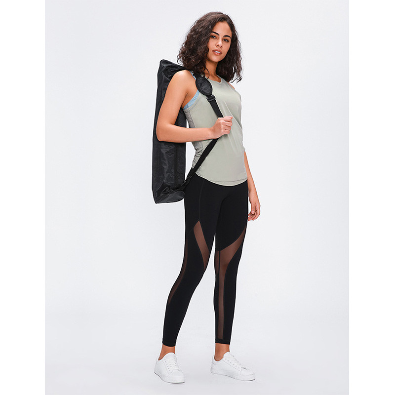 Skin Friendly Ladies Yoga Tops Bandage Back Loose Sleeveless Yoga Tank Tops