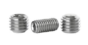 Quality ISO4029 Metal Set Screws , Stainless Steel Socket Set Screw Cup Point wholesale
