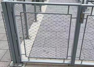 Quality Safety Rope Fence 304 Stainless Steel Ferrule Mesh Anti Rust 2.0 Mm Wire wholesale