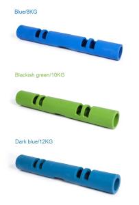 Quality 105CM 12kg Odorless Rubber Vipr Workout Equipment Loaded Movement Training Tube wholesale