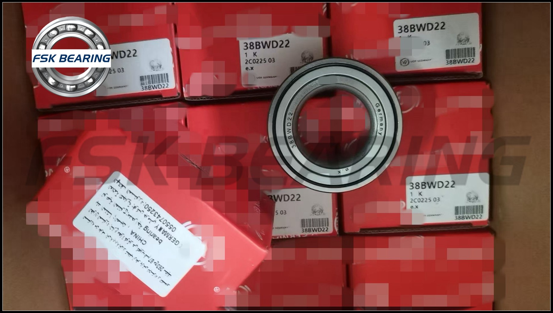 Gcr15 Chrome Steel 38BWD22 Wheel Hub Bearings 38x71x39mm For Toyota Parts
