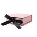 Hot Valentine'S Day Gift Bow Flip Book-Shaped Rigid Gift Box Ring Earrings