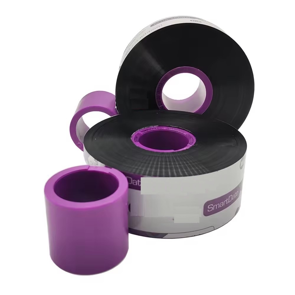 High quality near edge wax resin ink outside 55mm 600m thermal transfer ribbon for TTO printers Markem, Videojet