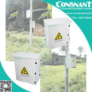 Quality Waterproof Outdoor Cabinet AC DC 60A Lithium Battery Outdoor Solar Power UPS 3KW wholesale
