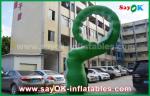 Green Oxford Cloth Inflatable Cartoon Characters / Inflatable Caterpillar
