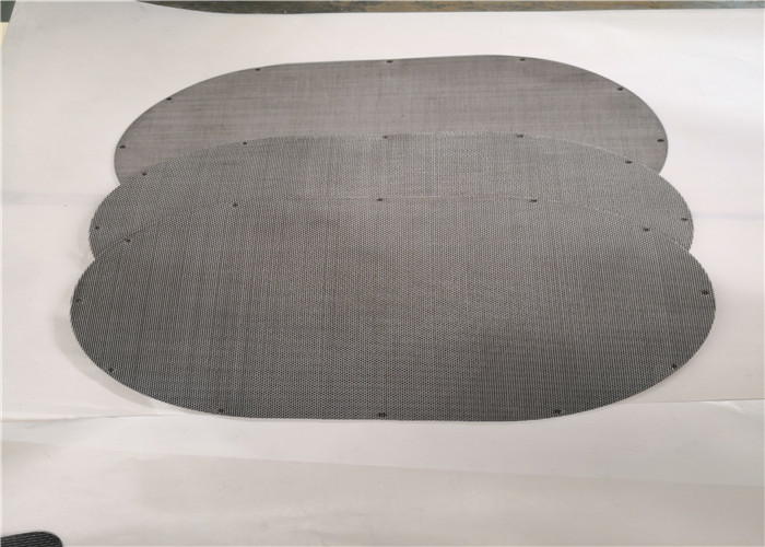 100 Microns Stainless Steel Filter Mesh Screen Three Layers For Nylon Extruder