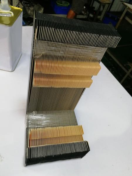 flat PVC + fibre cloth folded bellow covers for tube combine fiber laser cutting