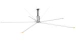 5 Blade Hvls Fan High Airflow Low RPM Ceiling Fan For Distribution Centers