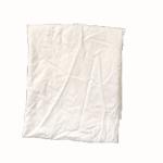 High cotton Recycled Regular size white cotton 10kg Bag Cut Sheeting RAGS