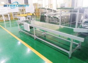 Quality adjustablePVC Slider Belt Conveyor For Packaging Production Line wholesale