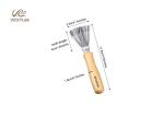 Small Wild Boar Mane 4.5 Inches Wooden Handle Hair Brush