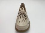 Breathable hollow lace-up comfortable women's shoes with soft soles white