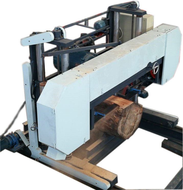 MJ2000 Large Scale Horizontal Bandsaw Sawmill Heavy Duty Diesel Sawmill For Sale