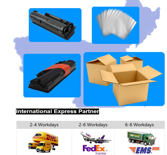 Compatible Black TK - 350 Toner Cartridges For Kyocera FS - 3140MFP