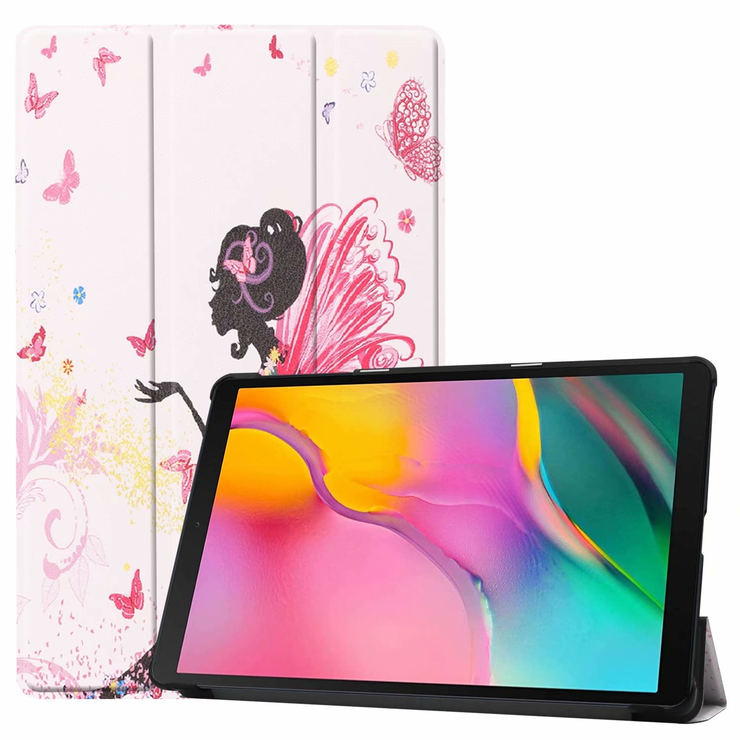 Samsung Galaxy Tab A 10.1 Inch 2019 Cover,Print Case for Galaxy Tab A 10.1(T510,T515)