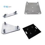 Aluminium Spigot Ladder Truss Base Plate 300*300*8mm Hardness 12-15 degree