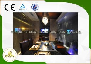 Quality Electrostatic Precipitator Teppanyaki Cooking Plate Restaurant Hibachi Grill Table wholesale