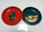 Metal Tin Plate Restaurant Circle Serving Trays For Cookie / Candy