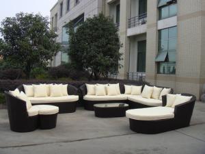 Quality 9pcs luxury resort beach sofa furniture wholesale