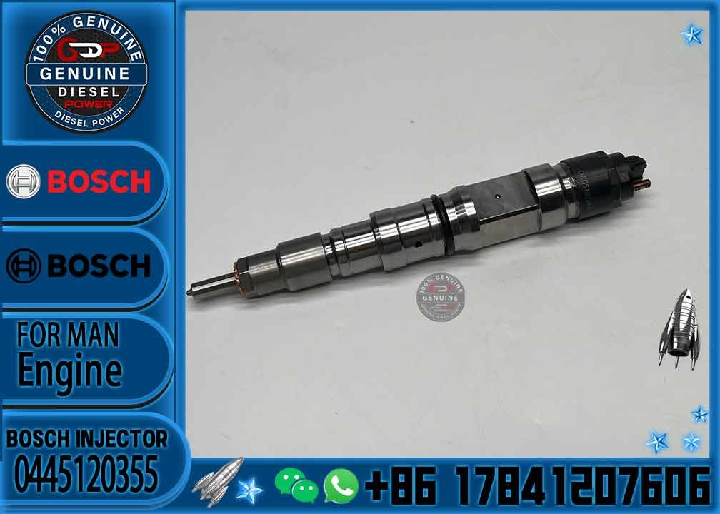 High Quality Common Rail Injector 0445120313 51.10100-6154 51.10100-6184 0445120355 for Diesel Nozzle Assembly