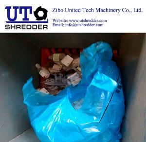Quality Zibo United Tech Machinery Co., - Solid Waste Shredder/Medical Waste Shredder / double shaft shredder/ two engines crush wholesale