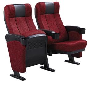 Quality Moveable Armrest Audience Seating Chairs Flame Retardant Fabric ISO wholesale