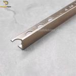 Aluminium Tile Trim L Edge Gold Color 12.2mm*2.5m 6063 T5