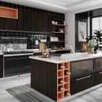 Good-looking Italian Kitchen Cabinet Set Furniture for Villa/Apartment Door
