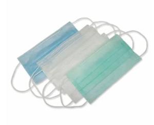 Quality Soft Lining Disposable Blue Mask , Face Mask Earloop 3 Ply Easy Breathability wholesale