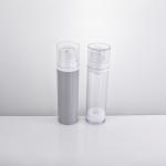 Transparent plastic airless pump bottle 120&150ml China manufacturers empty