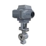 Stainless Steel Straight Through Type Metal Seat Motorized Control Valve