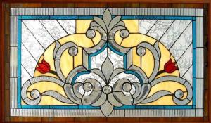 Quality tempered stained glass for windows 1&quot;thickness wholesale