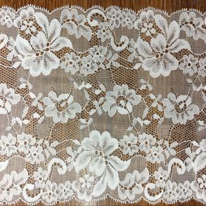 Quality 18cm 2017 New Fashion Lace Border Strench Lace Edge in Black/Ivory color wholesale