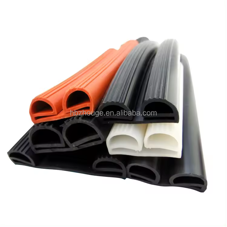 Customized Inner and Outer Diameter Silicone Rubber Profile for Car Window Glass Extrusion