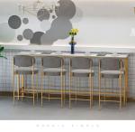 Commercial Cafe Bar Stools Height For 45 Inch Counter 48 Inch Black Velvet