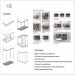 Galvanized Steel Frame Prefab Wooden Container House for Manufactured Portable